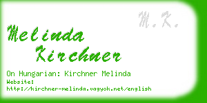 melinda kirchner business card